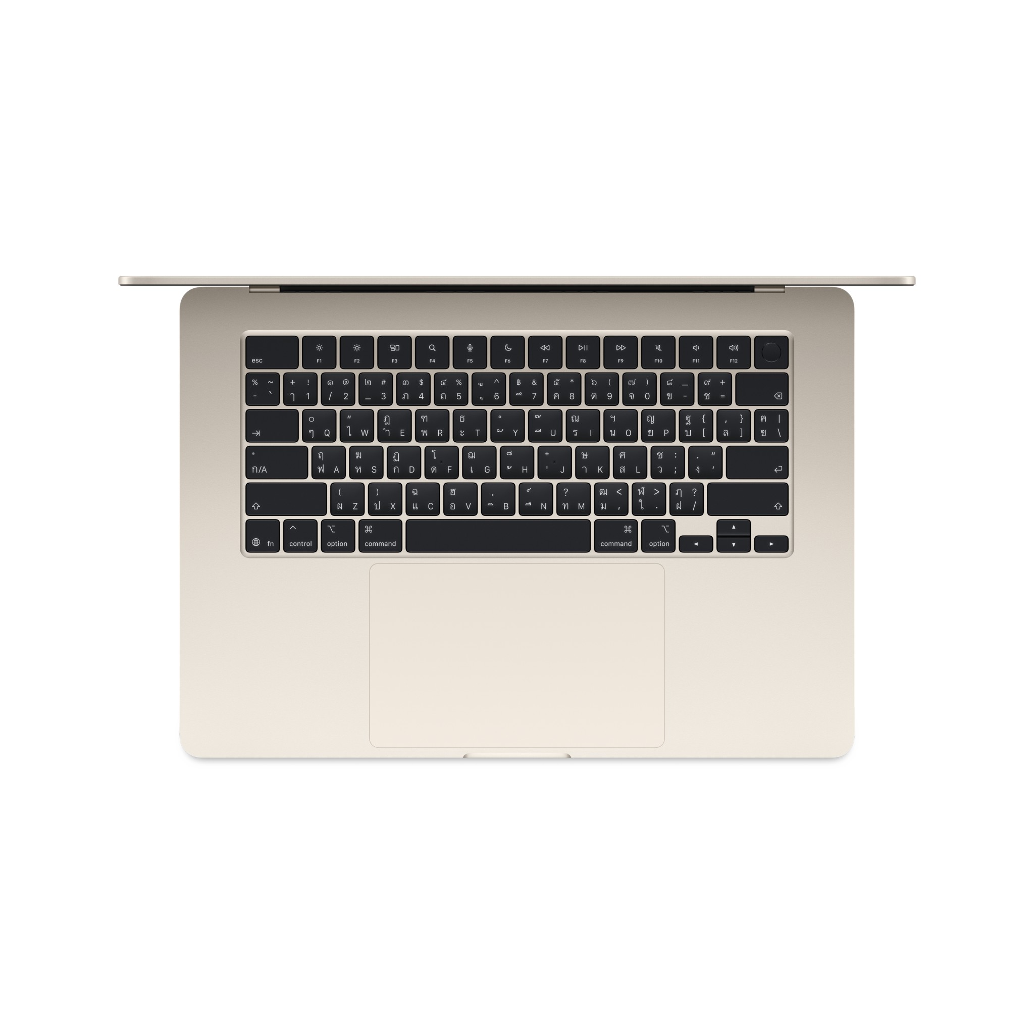 MacBook Air 15 : M4 chip 10C CPU/10C GPU/16GB/512GB Starlight-2025 (Eng-Keyboard)