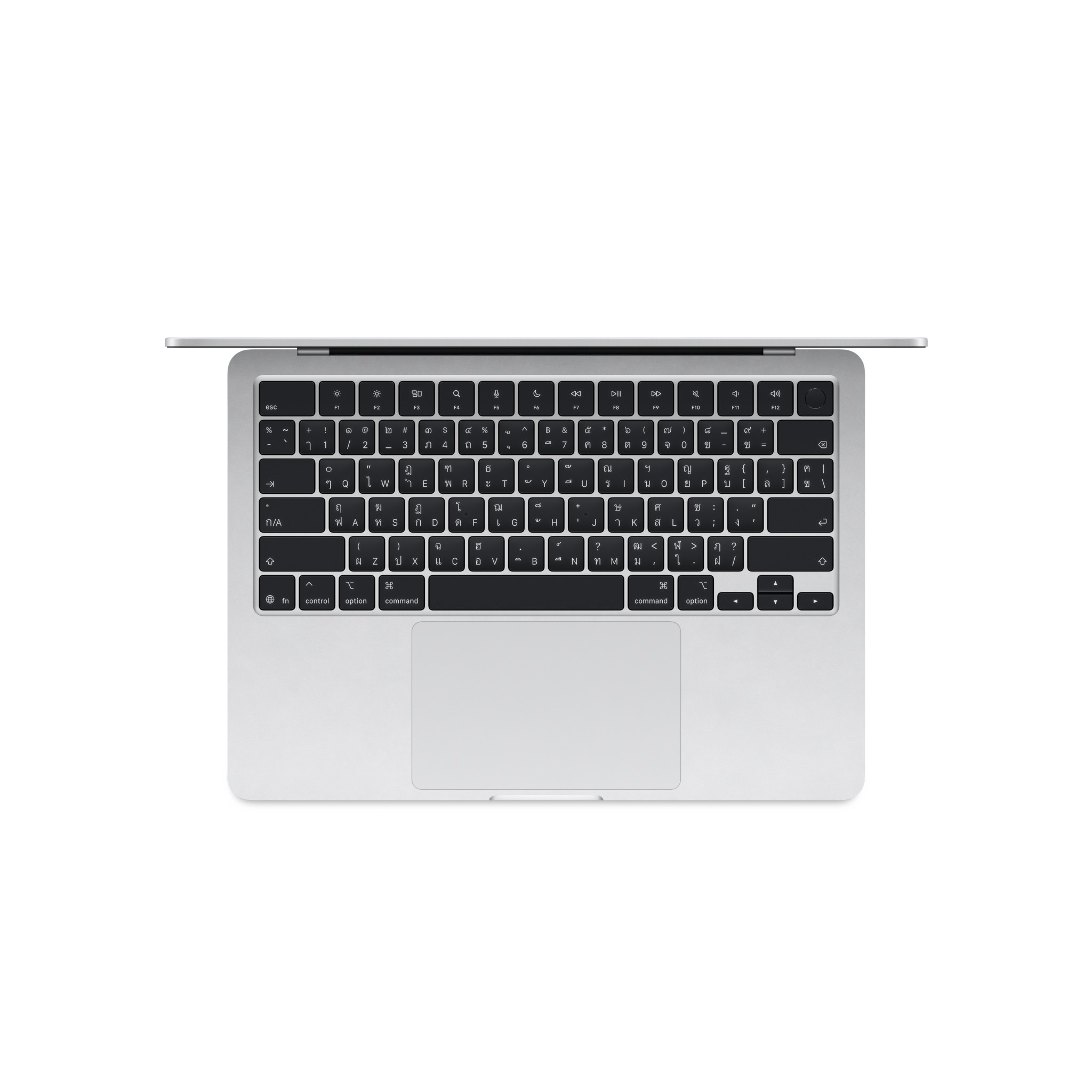 MacBook Air 13 : M4 chip 10C CPU/10C GPU/16GB/512GB Silver-2025 (Eng-Keyboard)