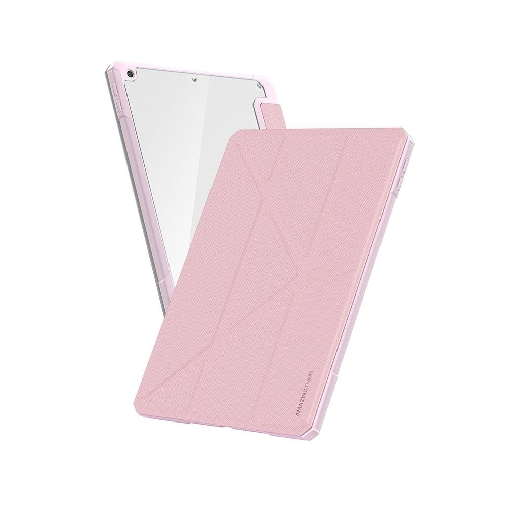 เคส AMAZINGthing iPad Gen 9 (2021) / Gen 8 (2020) Titan Pro Folio Case-Grey Pink