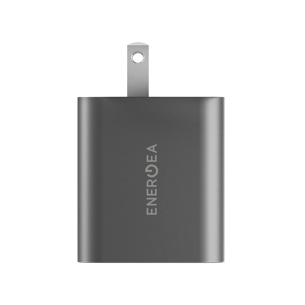 Energea Wall USB Charger 1 USB-A (QC3.0A) / 1 USB-C (PD25W) Gunmetal