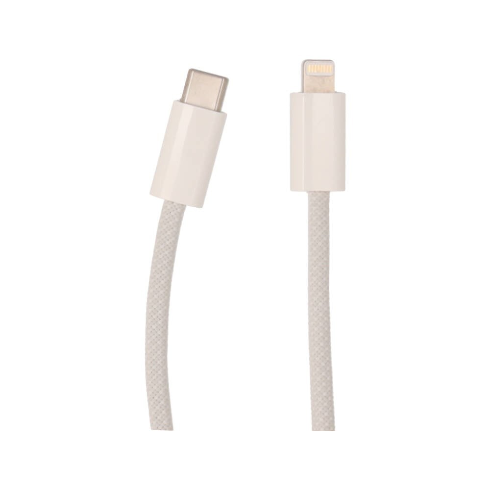 สายชาร์จ TITANV USB-C to Lightning MagCord Cable 27W Super Fast Charge 1M. Knitting White (TI-C08)