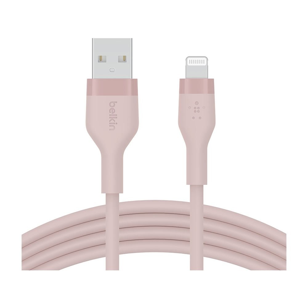 Belkin Lightning Cable BOOST CHARGE Flex 1M. Pink (CAA008bt1MPK)