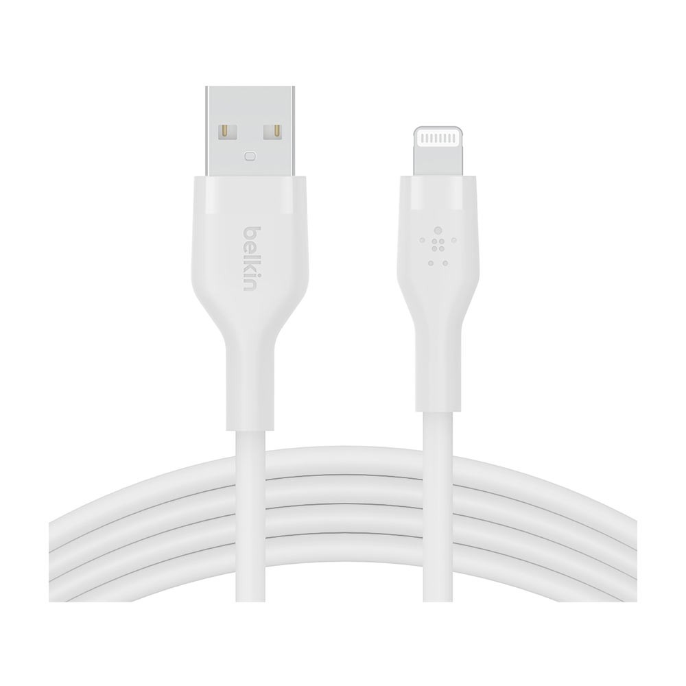 Belkin Lightning Cable BOOST CHARGE Flex 1M. White (CAA008bt1MWH)