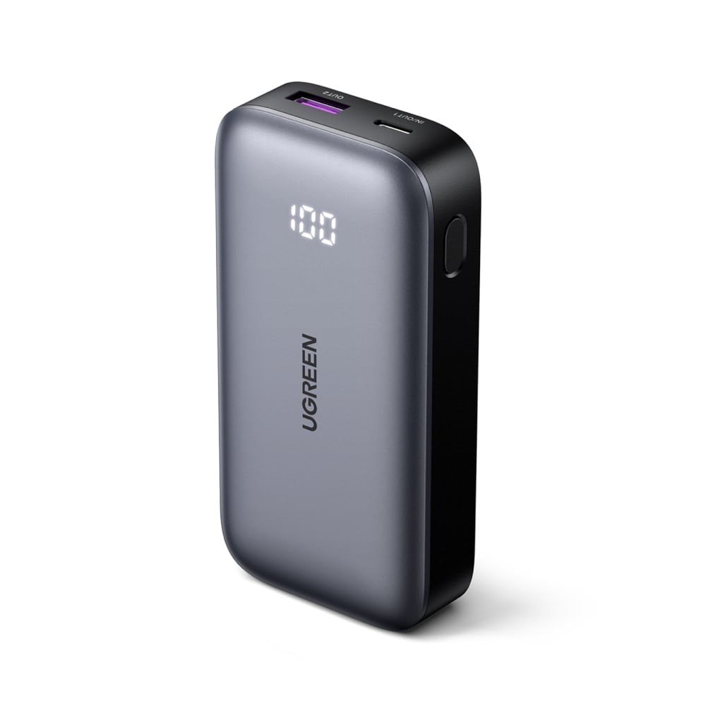 พาวเวอร์แบงค์ Ugreen 10000 mAh Mini Fast 30W (PB502-25185) Geay/Black