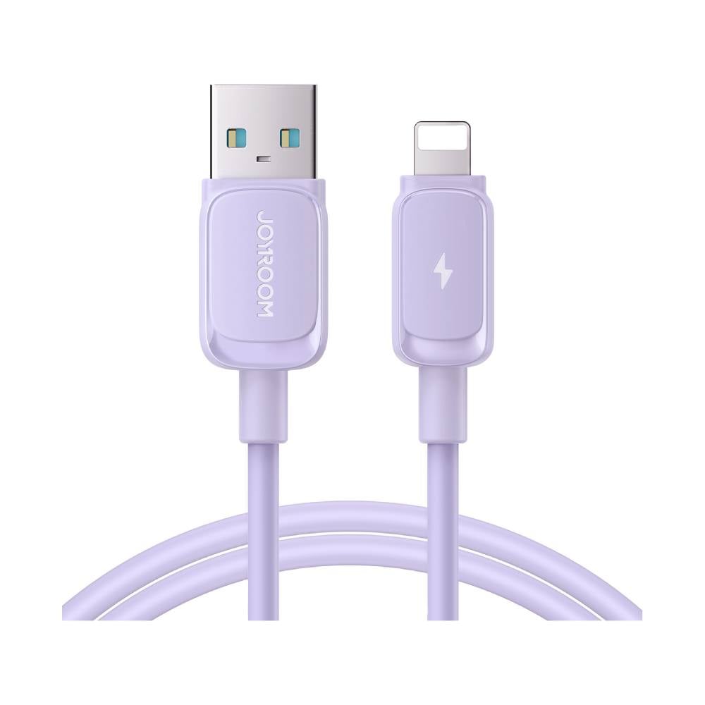 สายชาร์จ JOYROOM USB-A to Lightning Cable 3A Multi-Color 1.2M Purple (S-A14)
