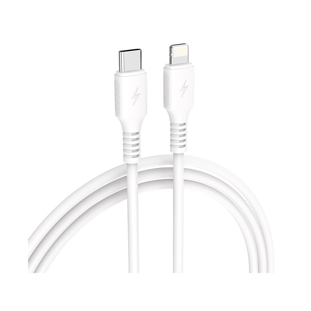 สายชาร์จ VEGER USB-C to Lightning DATA Cable 1M. White