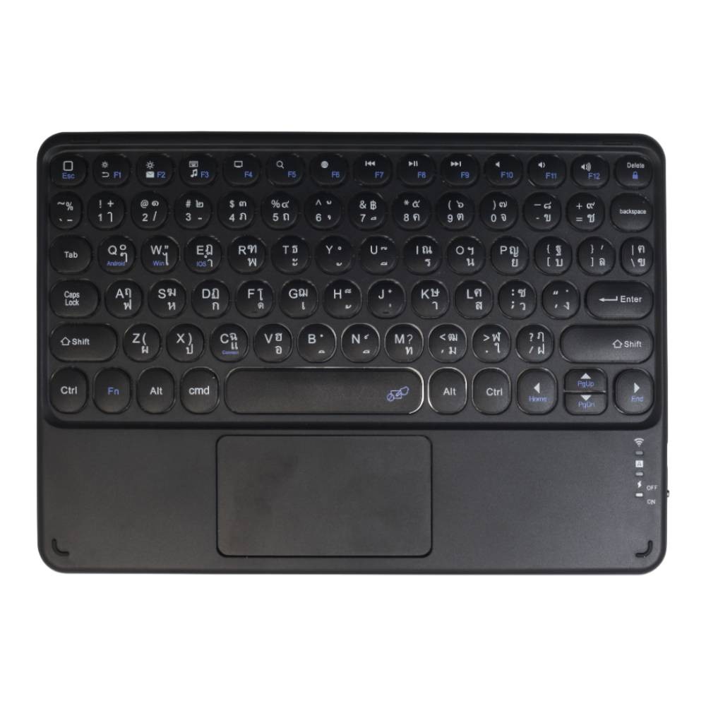 เคสคีย์บอร์ด Just Must iPad Gen 11 (2025)/Gen 10 Folio Case with Keyboard and Trackpad Black