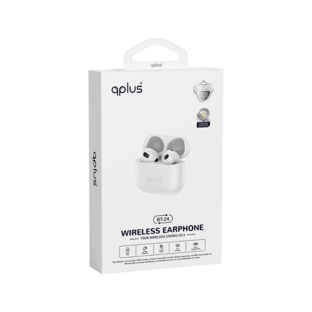 หูฟังไร้สาย QPLUS True Wireless Stereo BT24 (Bluetooth 5.3)