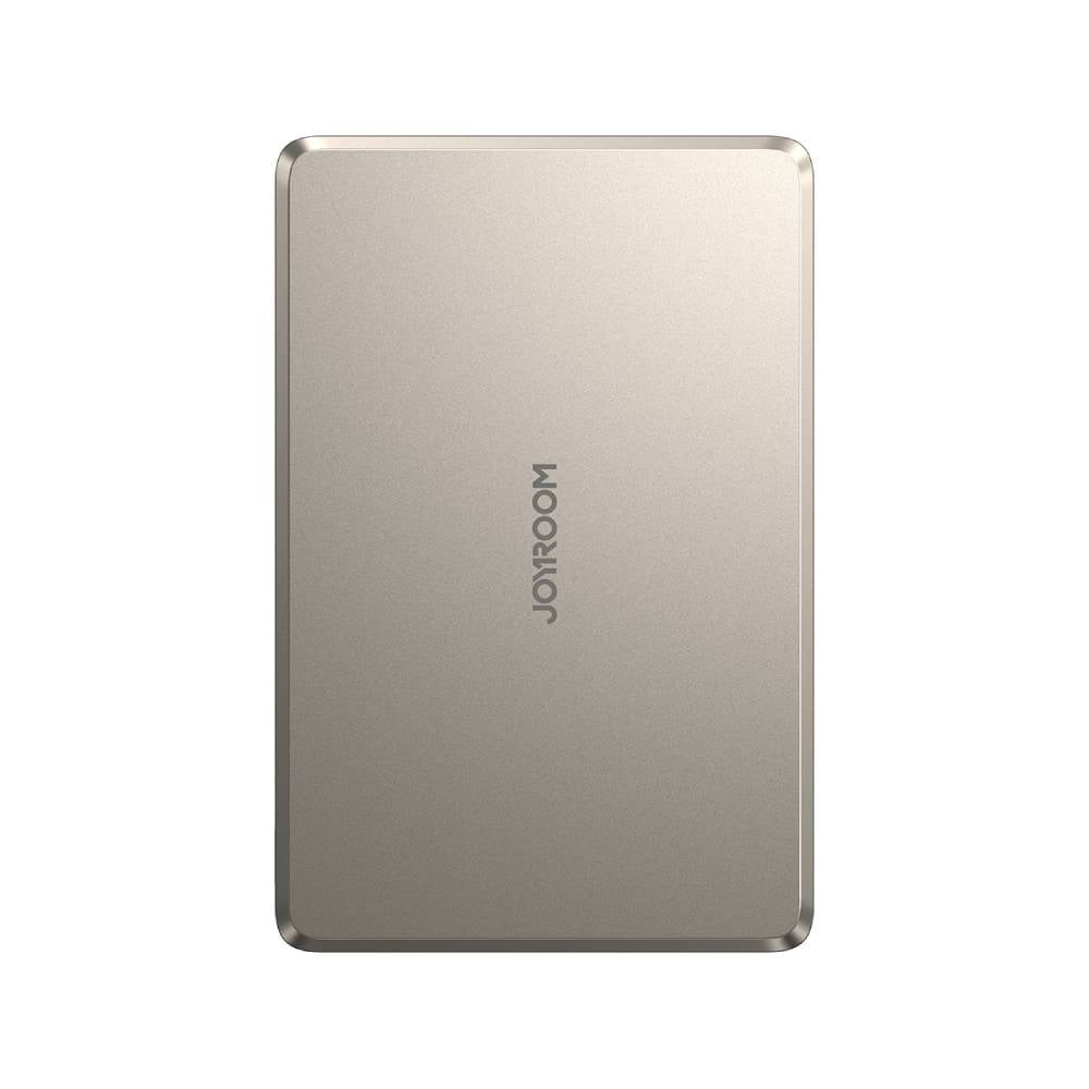 พาวเวอร์แบงค์ JOYROOM 10000mAh Ultra-Slim Metal Magnetic Wireless (JR-PBM08 Pro 20W) (CCC) Natural Titanium