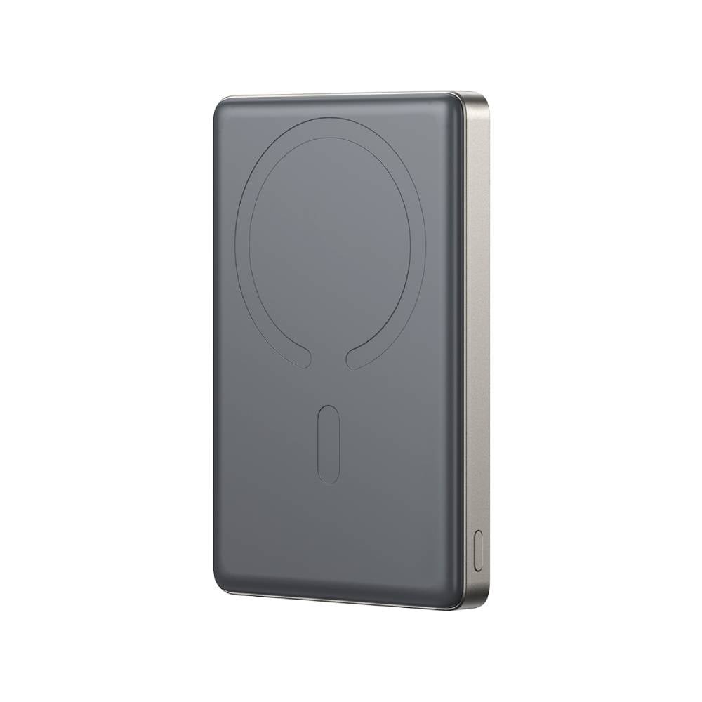 พาวเวอร์แบงค์ JOYROOM 10000mAh Ultra-Slim Metal Magnetic Wireless (JR-PBM08 Pro 20W) (CCC) Natural Titanium