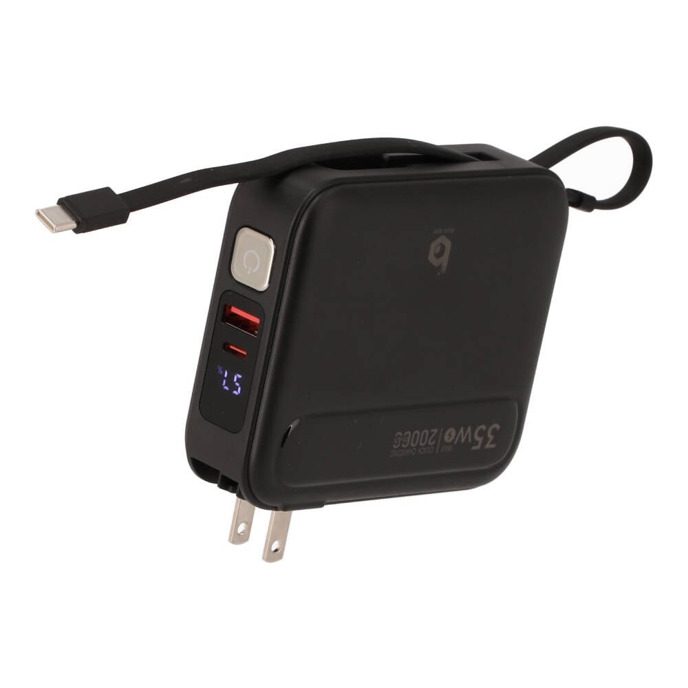 พาวเวอร์แบงค์ Blue Box 20000 mAh built-in Lightning/USB-C PD35W Black (EP-P203)(CCC)