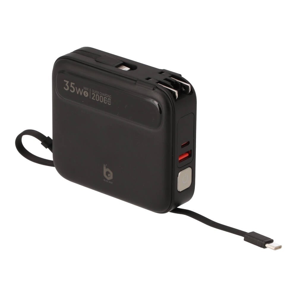 พาวเวอร์แบงค์ Blue Box 20000 mAh built-in Lightning/USB-C PD35W Black (EP-P203)(CCC)