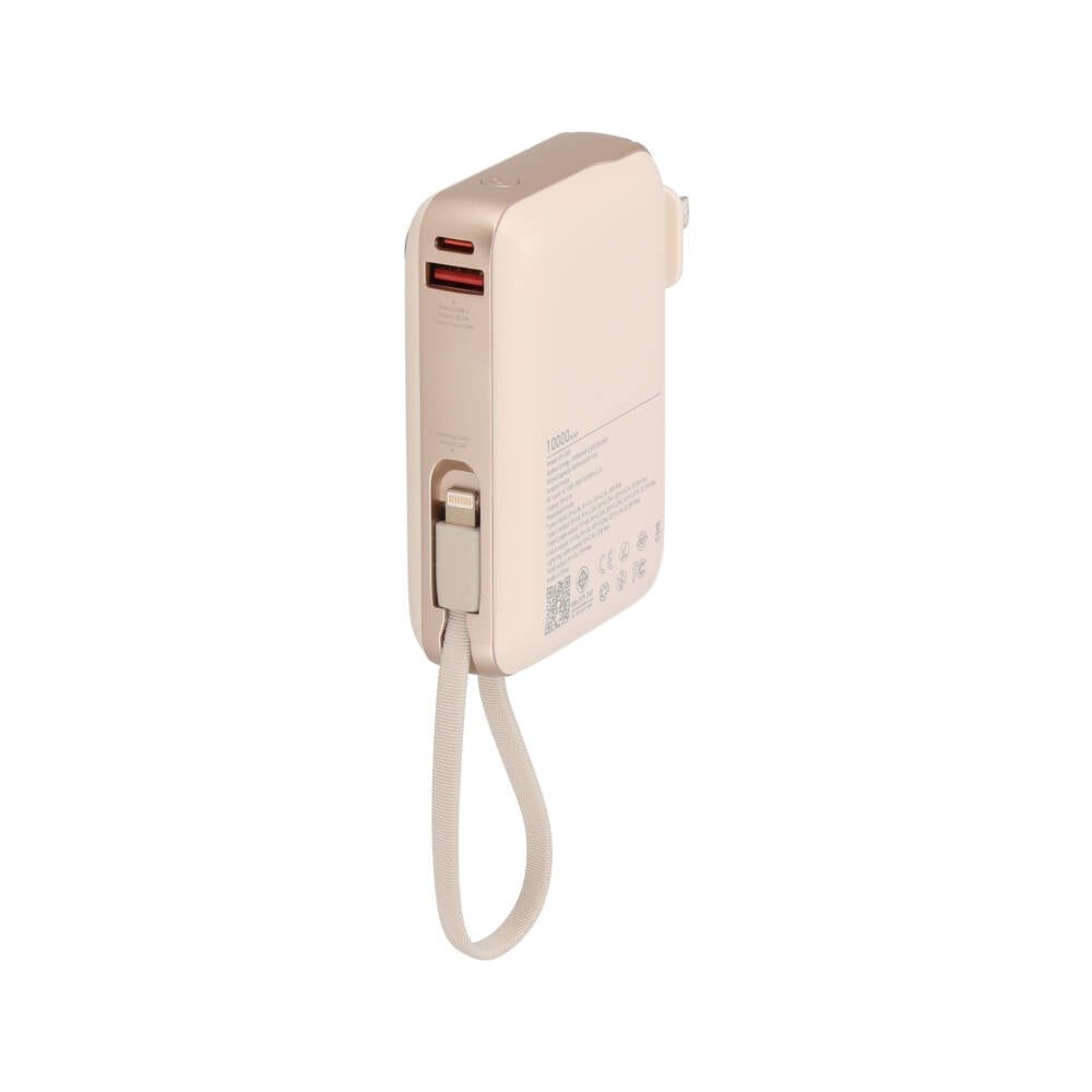 พาวเวอร์แบงค์ Blue Box 10000mAh built-in Lightning/Type-C PD22.5W EP-I109 Cream (CCC)