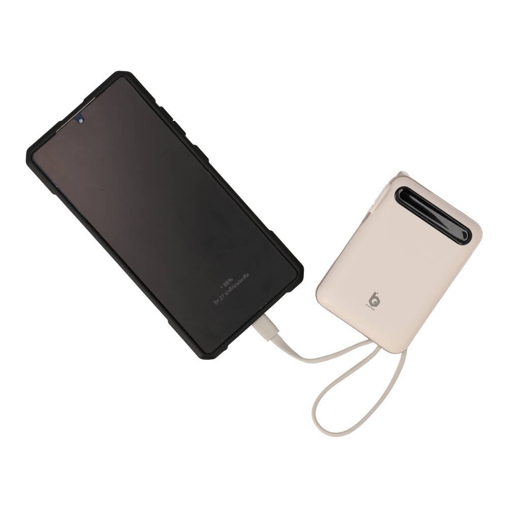 พาวเวอร์แบงค์ Blue Box 10000mAh built-in Lightning/Type-C PD22.5W EP-I109 Cream (CCC)