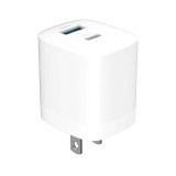 อะแดปเตอร์ Havit Wall Charger 1 USB-A / 1 USB-C White