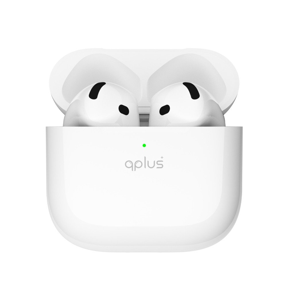 หูฟังไร้สาย QPLUS TWS BT5.4 ANC QPOD YKS23Z White