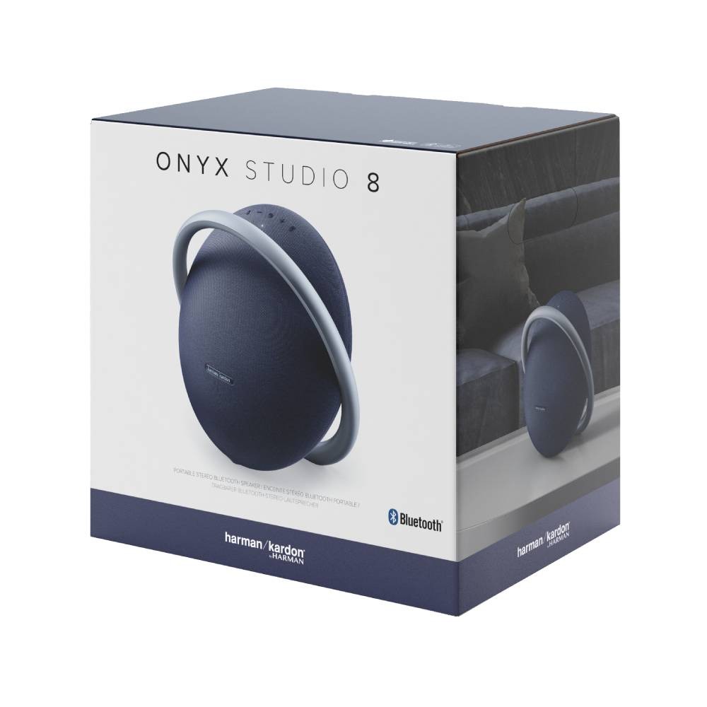 ลำโพงบลูทูธ Harman Kardon Onyx Studio 8 Blue