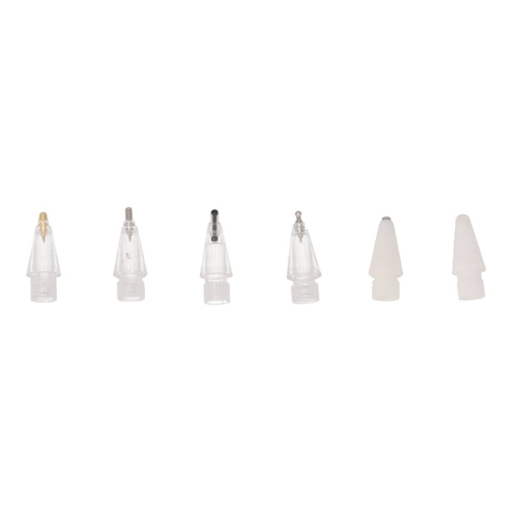 หัวปากกาไอแพด QPLUS Tips for Gen1/2 6-in-1 White/Clear