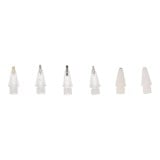 หัวปากกาไอแพด QPLUS Tips for Gen1/2 6-in-1 White/Clear