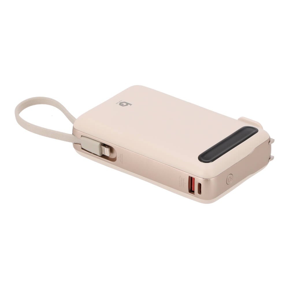 พาวเวอร์แบงค์ Blue Box 20000 mAh built-in Lightning/Type-C cable PD22.5W Cream (EPI209)(CCC)