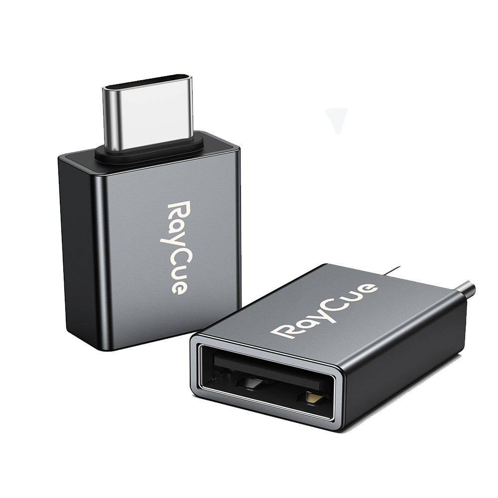 หัวแปลง Raycue Adapter USB-C to USB-A (2xPack) Silver