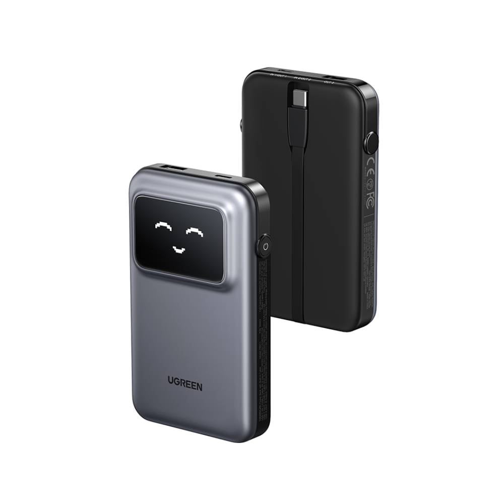 พาวเวอร์แบงค์ Ugreen 10000 mAh UNO Robot 30W Black