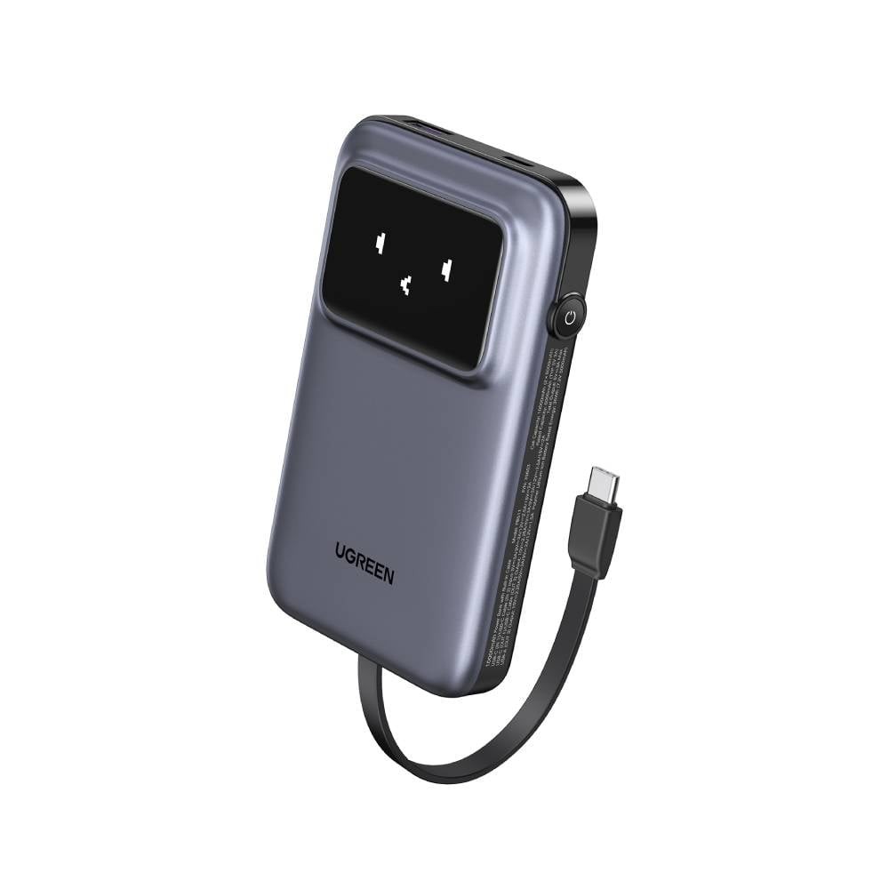 พาวเวอร์แบงค์ Ugreen 10000 mAh UNO Robot 30W Black