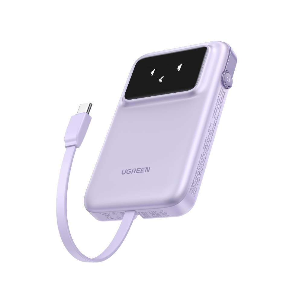 พาวเวอร์แบงค์ Ugreen 10000 mAh UNO Robot 30W Purple