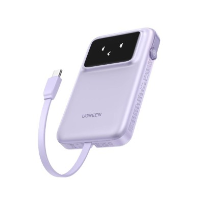 พาวเวอร์แบงค์ Ugreen 10000 mAh UNO Robot 30W Purple