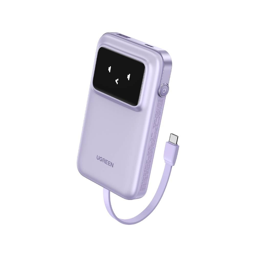 พาวเวอร์แบงค์ Ugreen 10000 mAh UNO Robot 30W Purple