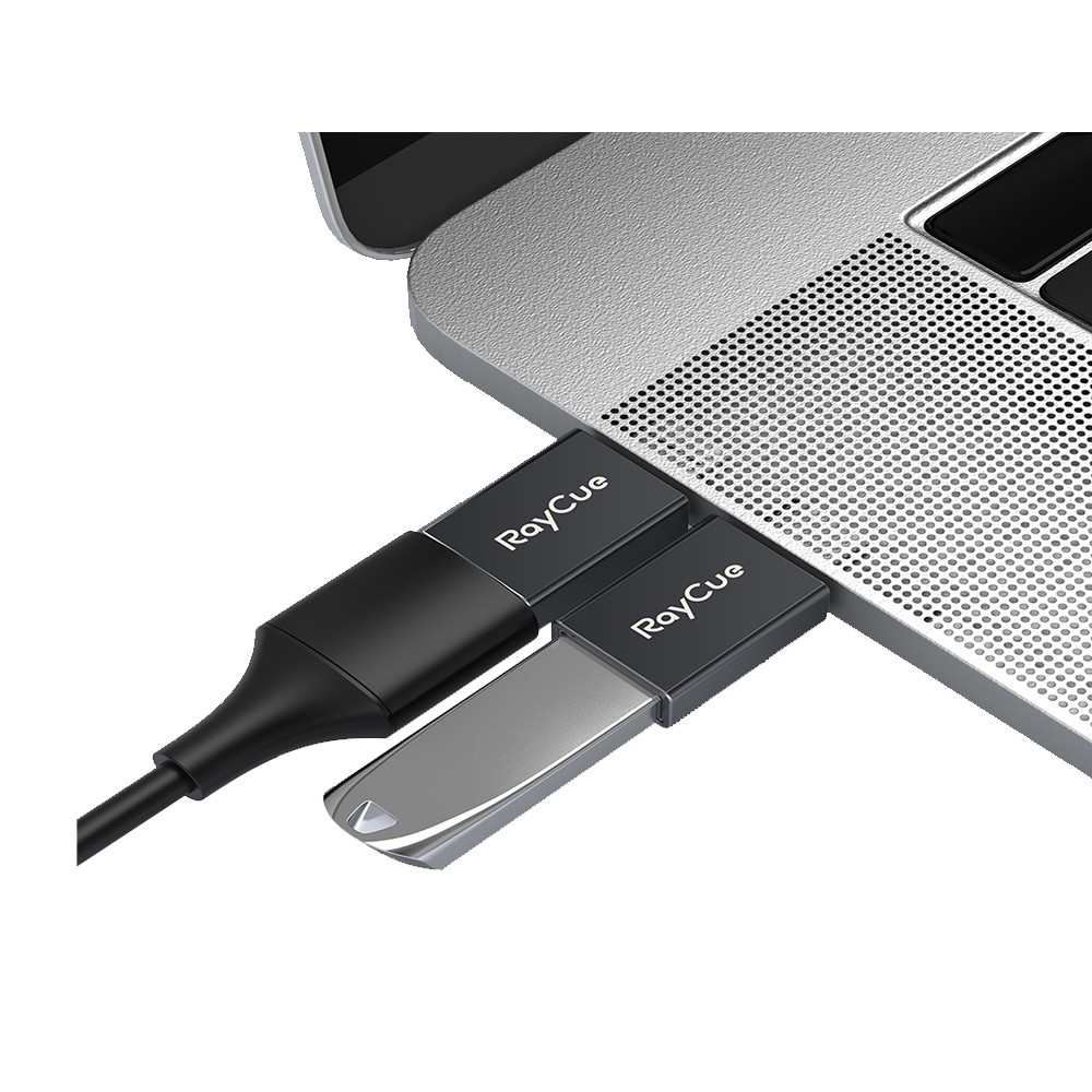 หัวแปลง Raycue Adapter USB-C to USB-A (2xPack) Silver