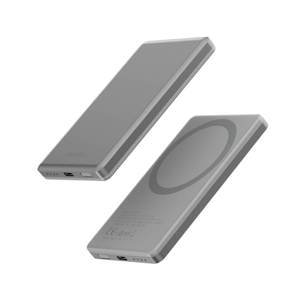 พาวเวอร์แบงค์ Energea 5000 mAh ALUPAC Mini Wireless Natural