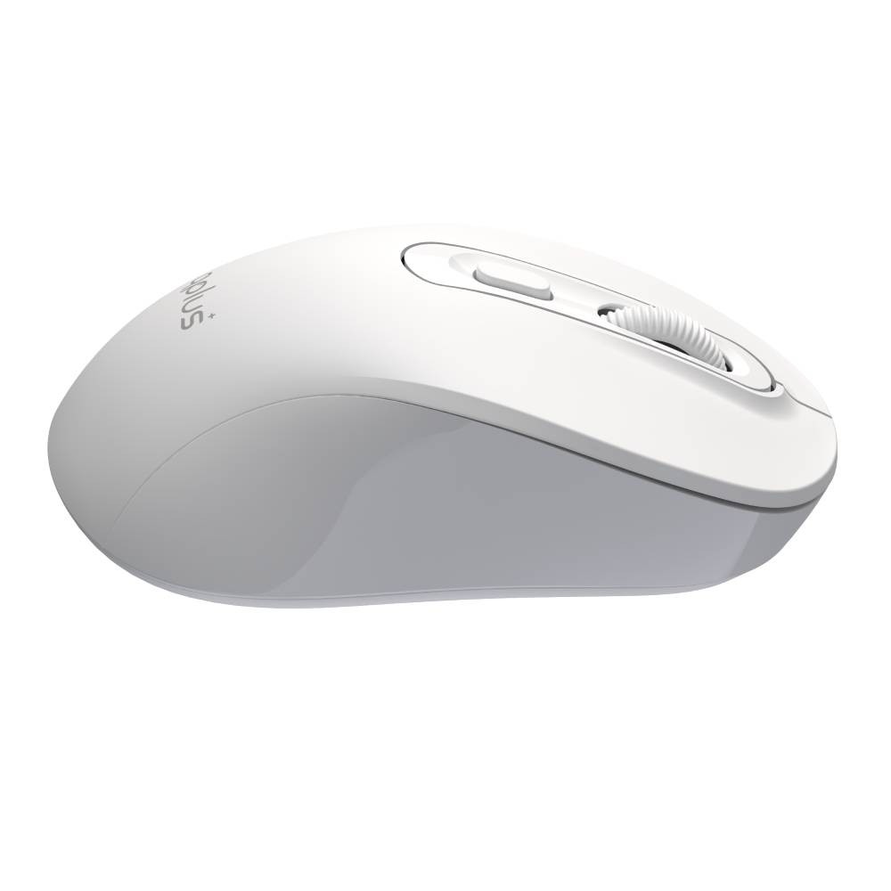 เมาส์ไร้สาย QPLUS Bluetooth & Wireless Mouse 1740 White