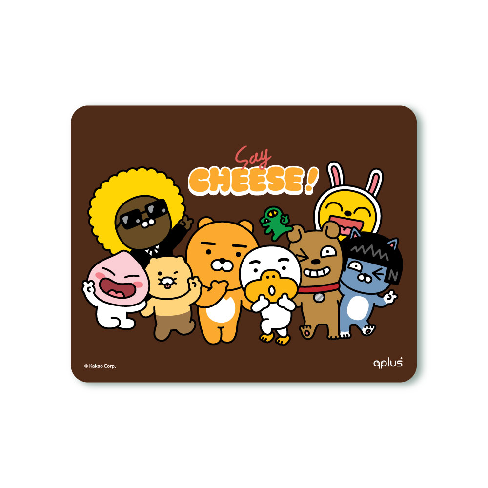 แผ่นรองเมาส์ QPLUS x KAKAO Say Cheese MP002 Black