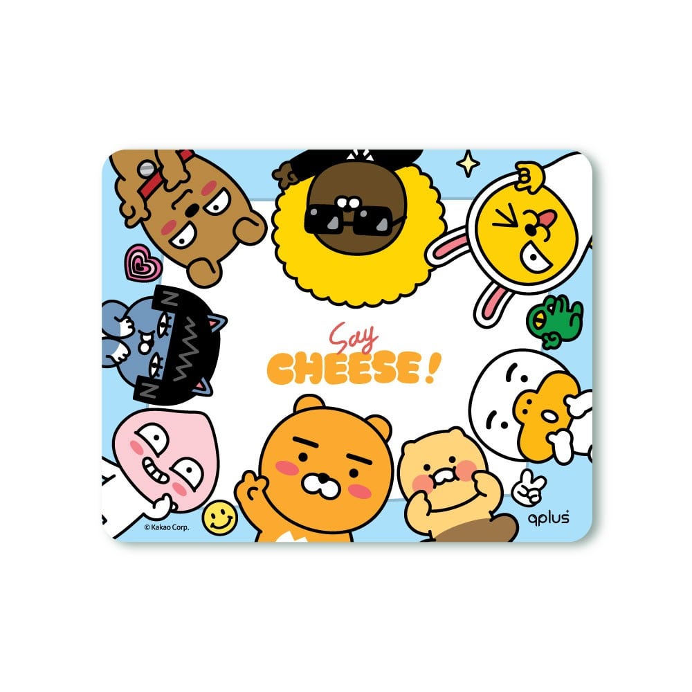 แผ่นรองเมาส์ QPLUS x KAKAO Say Cheese MP002 Blue