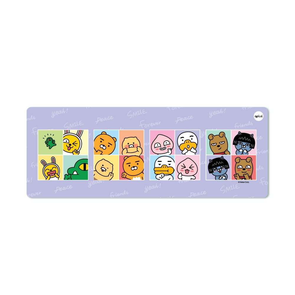 แผ่นรองเมาส์ QPLUS x KAKAO Say Cheese MP001 Purple