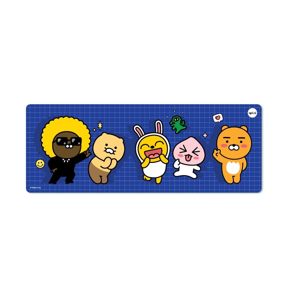 แผ่นรองเมาส์ QPLUS x KAKAO Say Cheese MP001 Blue