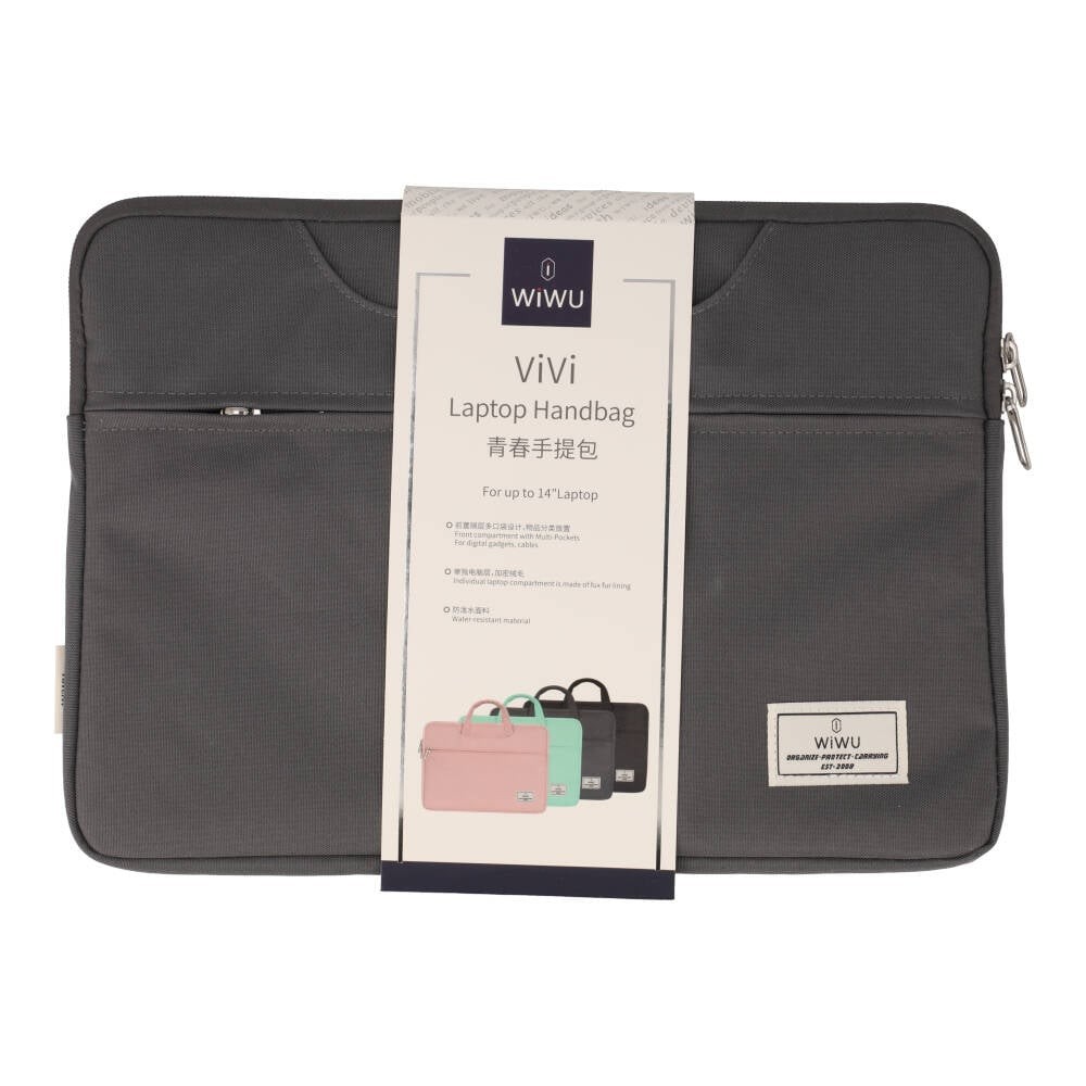 กระเป๋าใส่แมคบุ๊ค WiWU ViVi Laptop Handbag Sleeve 14 inch Grey