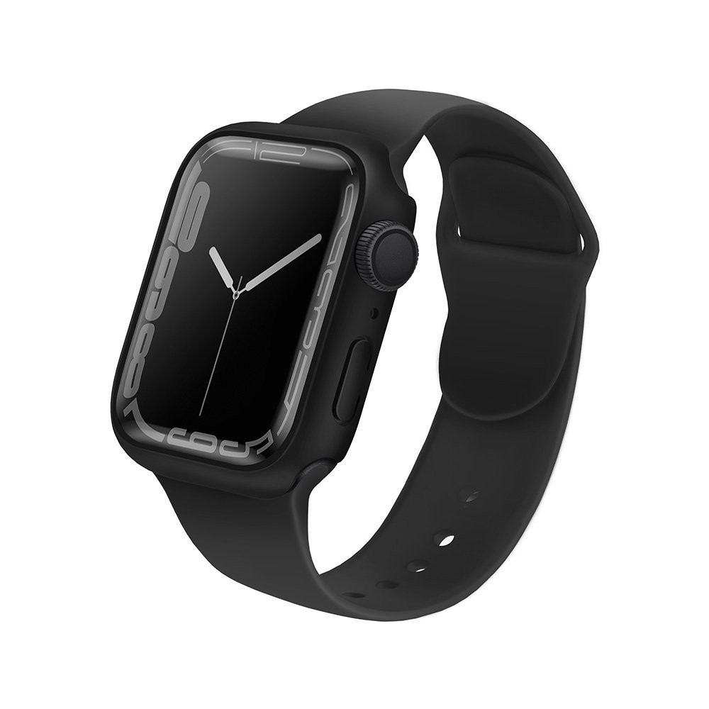 Uniq เคส Apple Watch 41mm Legion Tempered Glass Midnight Black