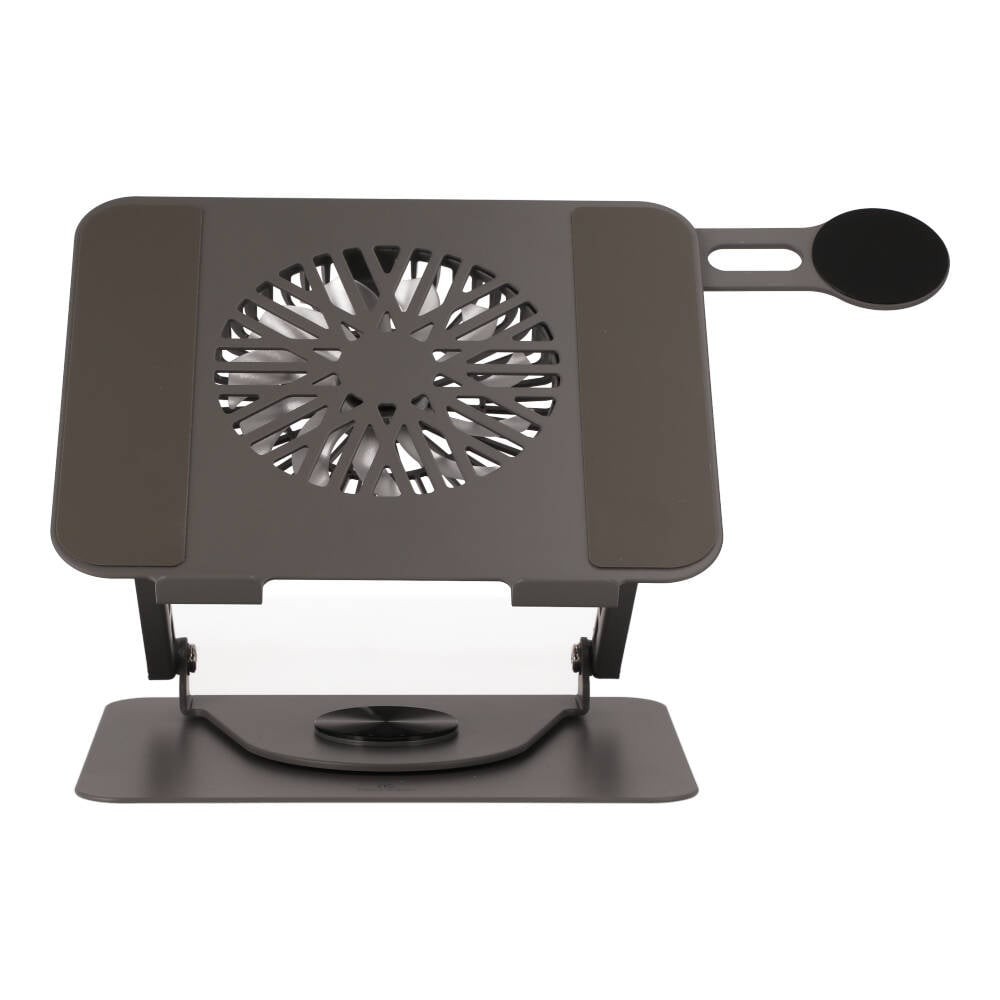 แท่นวางแมคบุ๊ค TECHPRO Carbon Cooler Rotatable Tablet & Laptop Stand 360 Grey