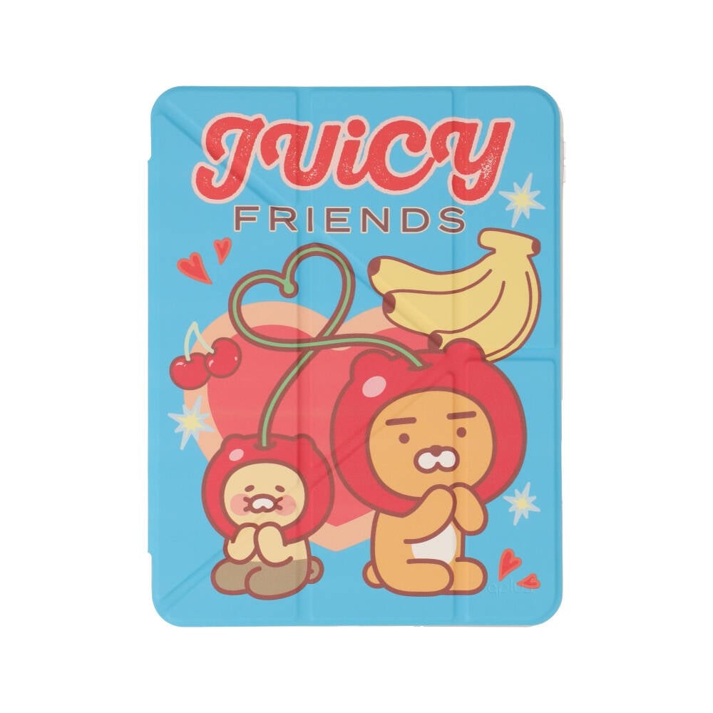 QPLUS x KAKAO Friends เคส iPad Gen 11 (2025)/Gen 10 Y Model Juicy Friends Blue