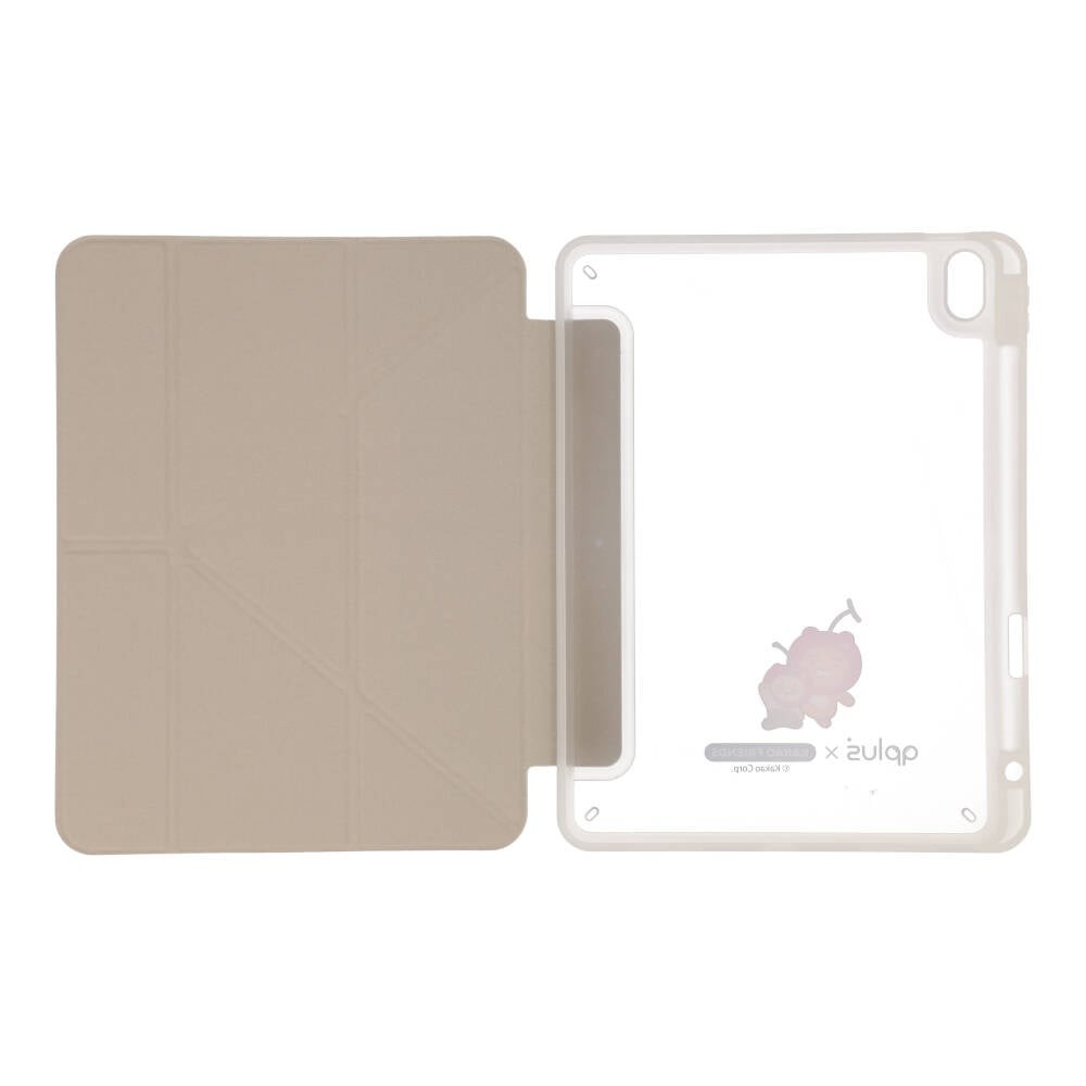 QPLUS x KAKAO Friends เคส iPad Air4/5/6/7/8 11 2026 (M2/M3/M4) Y Model Juicy Friends Gray