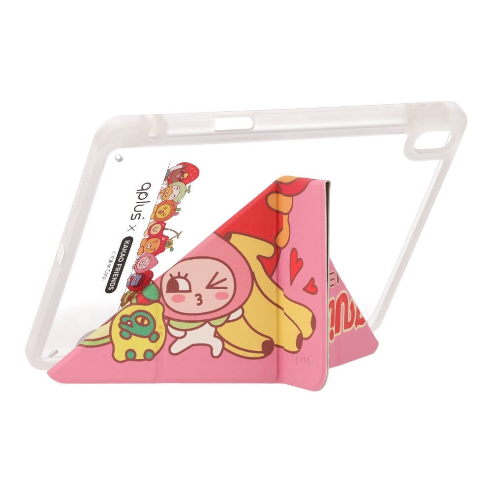 QPLUS x KAKAO Friends เคส iPad Air4/5/6/7/8 11 2026 (M2/M3/M4) Y Model Juicy Friends Pink