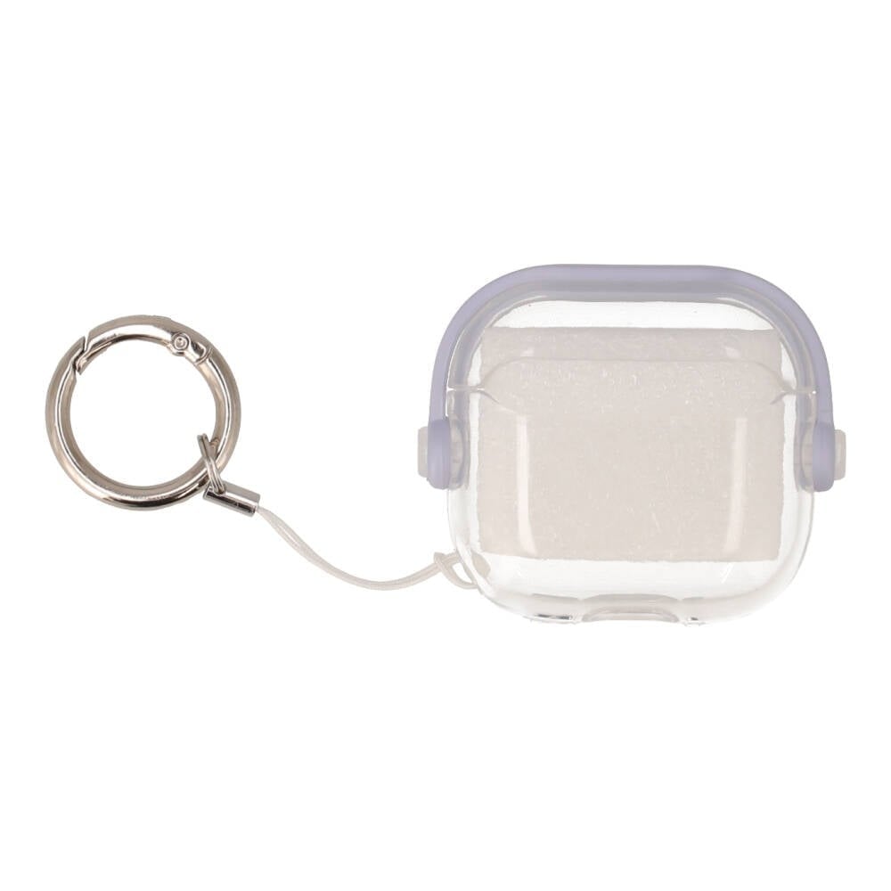 เคส Blue Box AirPods 4 Crystal with anti-lost protective Purple