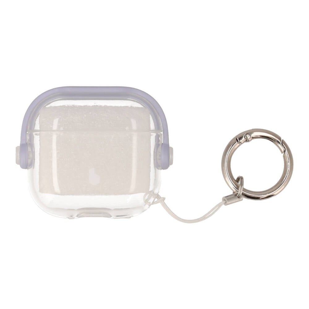 เคส Blue Box AirPods 4 Crystal with anti-lost protective Purple