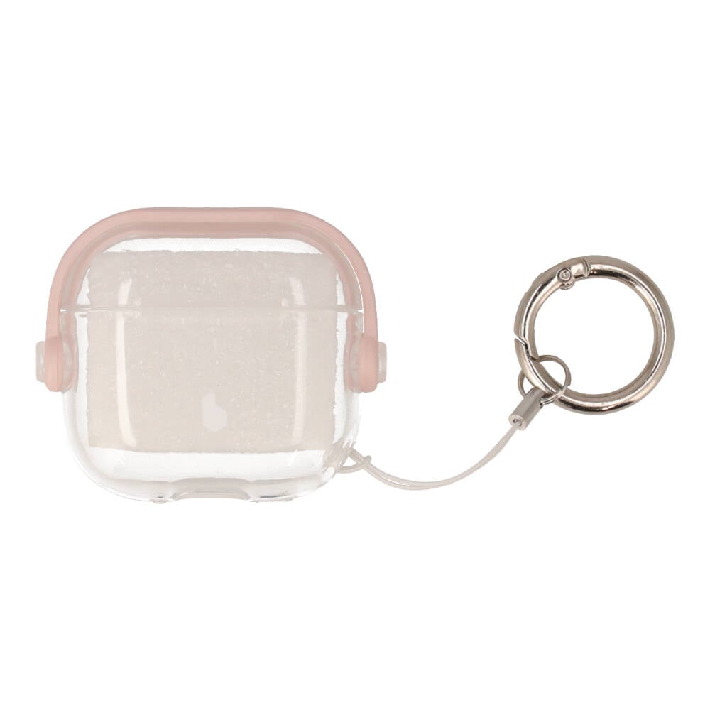 เคส Blue Box AirPods 4 Crystal with anti-lost protective Pink