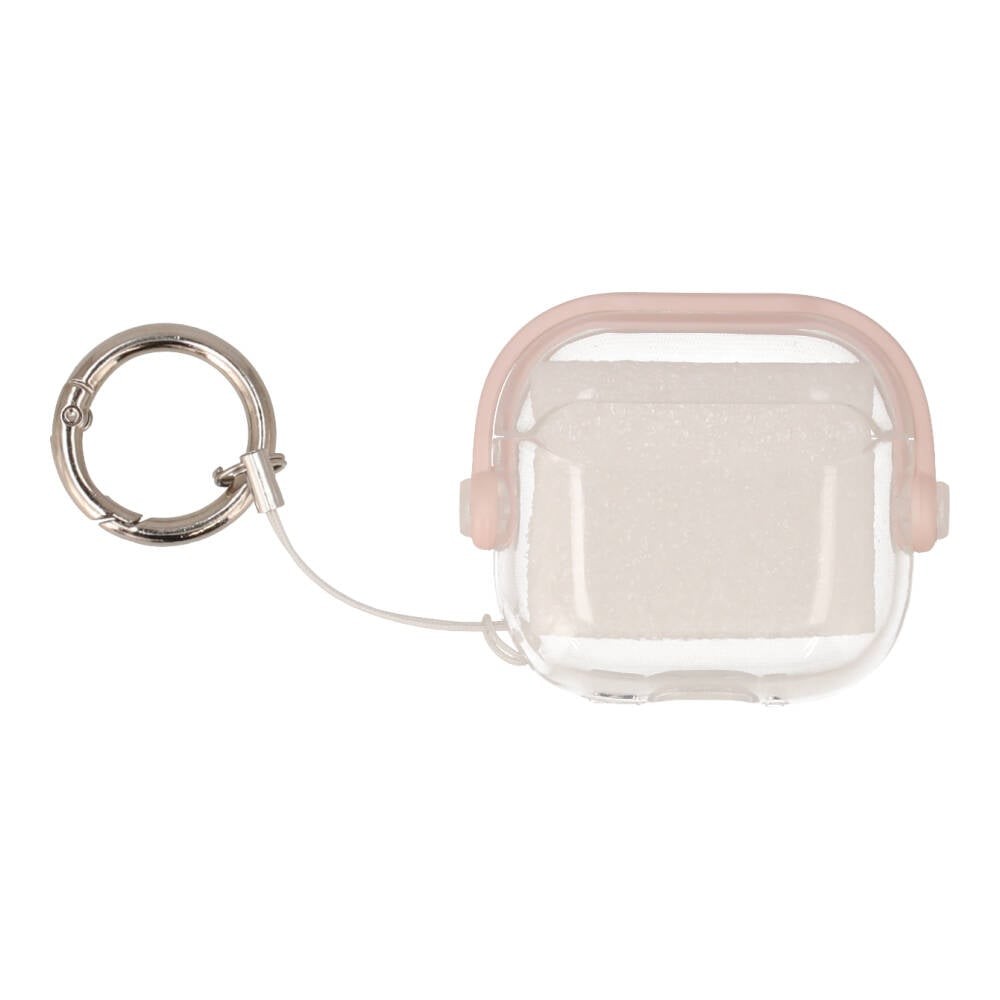 เคส Blue Box AirPods 4 Crystal with anti-lost protective Pink