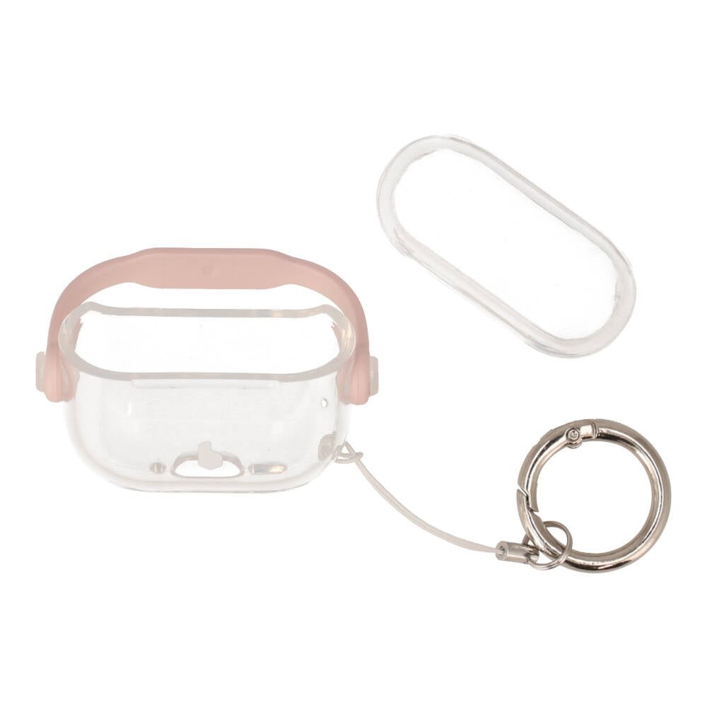 เคส Blue Box AirPods 4 Crystal with anti-lost protective Pink