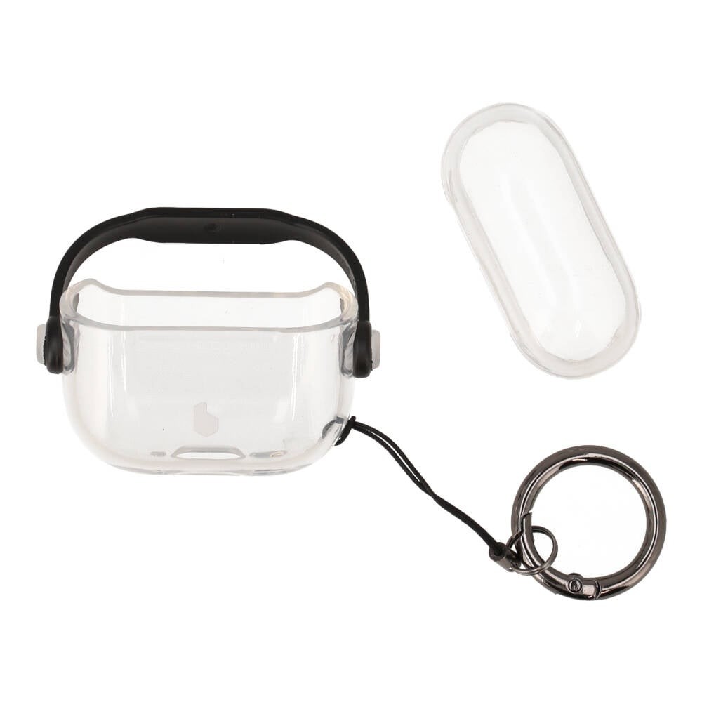 เคส Blue Box AirPods 4 Crystal with anti-lost protective Black