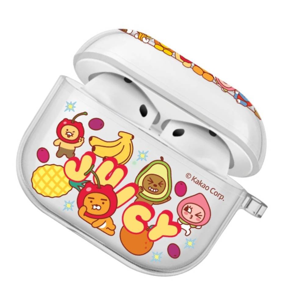 QPLUS x KAKAO Friends เคส AirPods Gen 4 Juicy Fruits